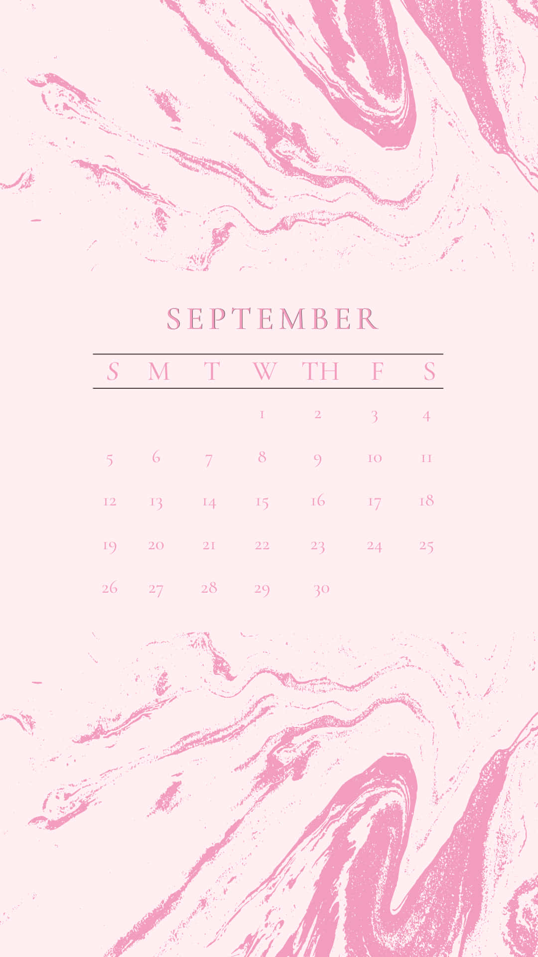 Sure September Calendar Wallpaper