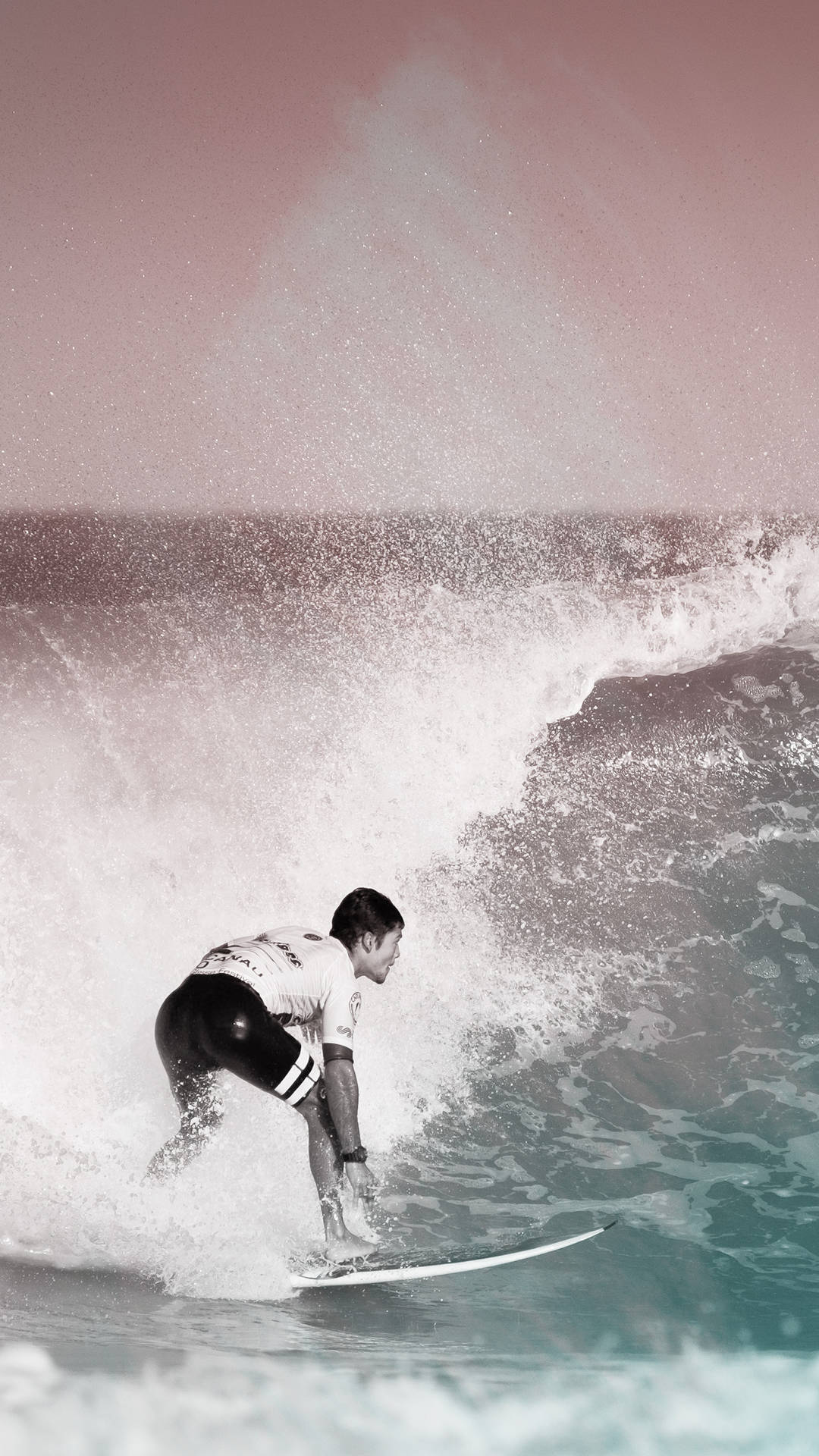 Surfing Muted Hues Filter Background