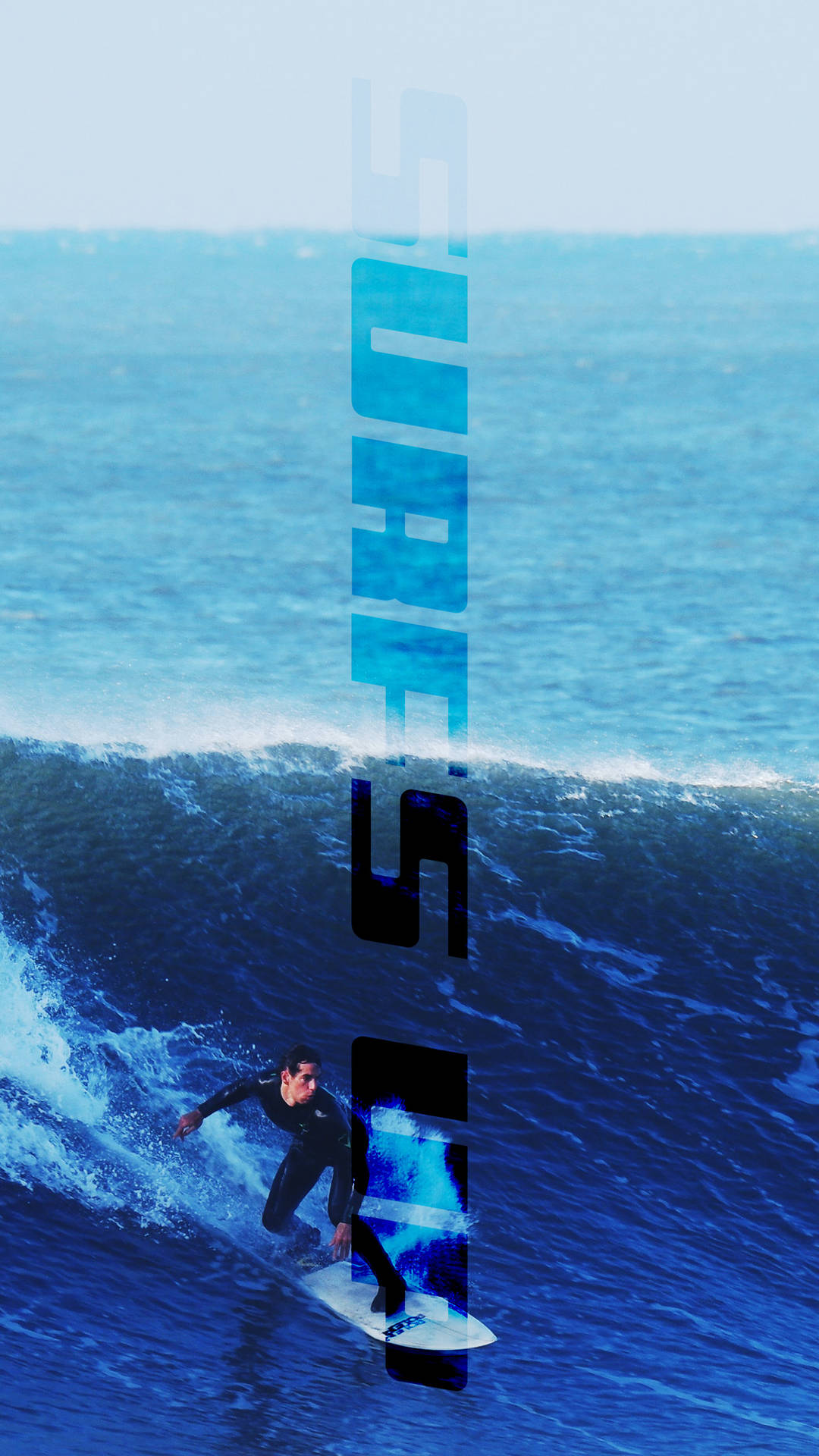 Surfing Surfs Up Lettering Background