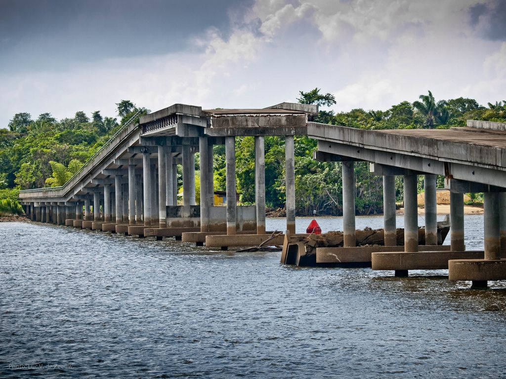 Suriname Bridge Background