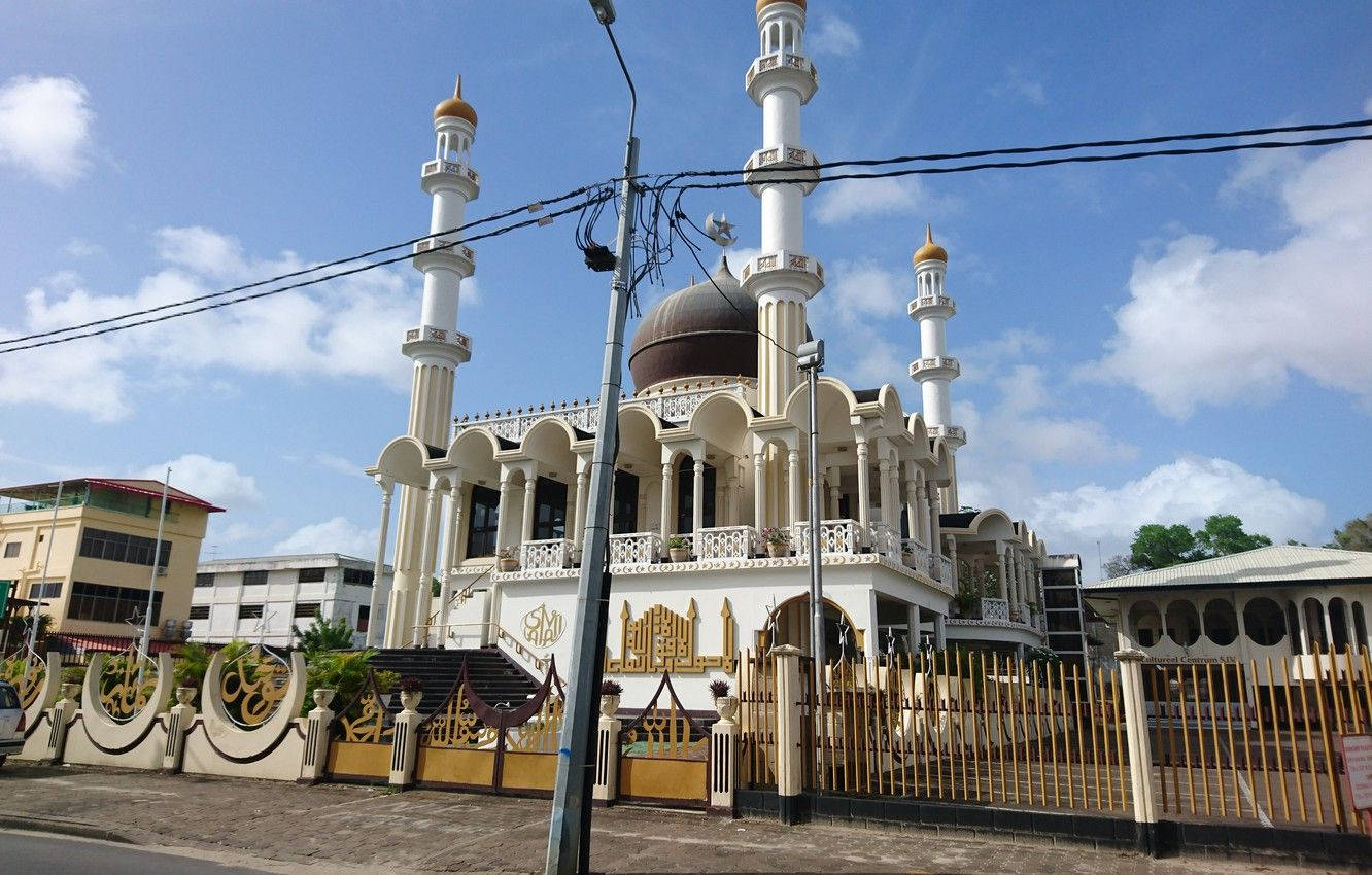 Suriname Mosque Background