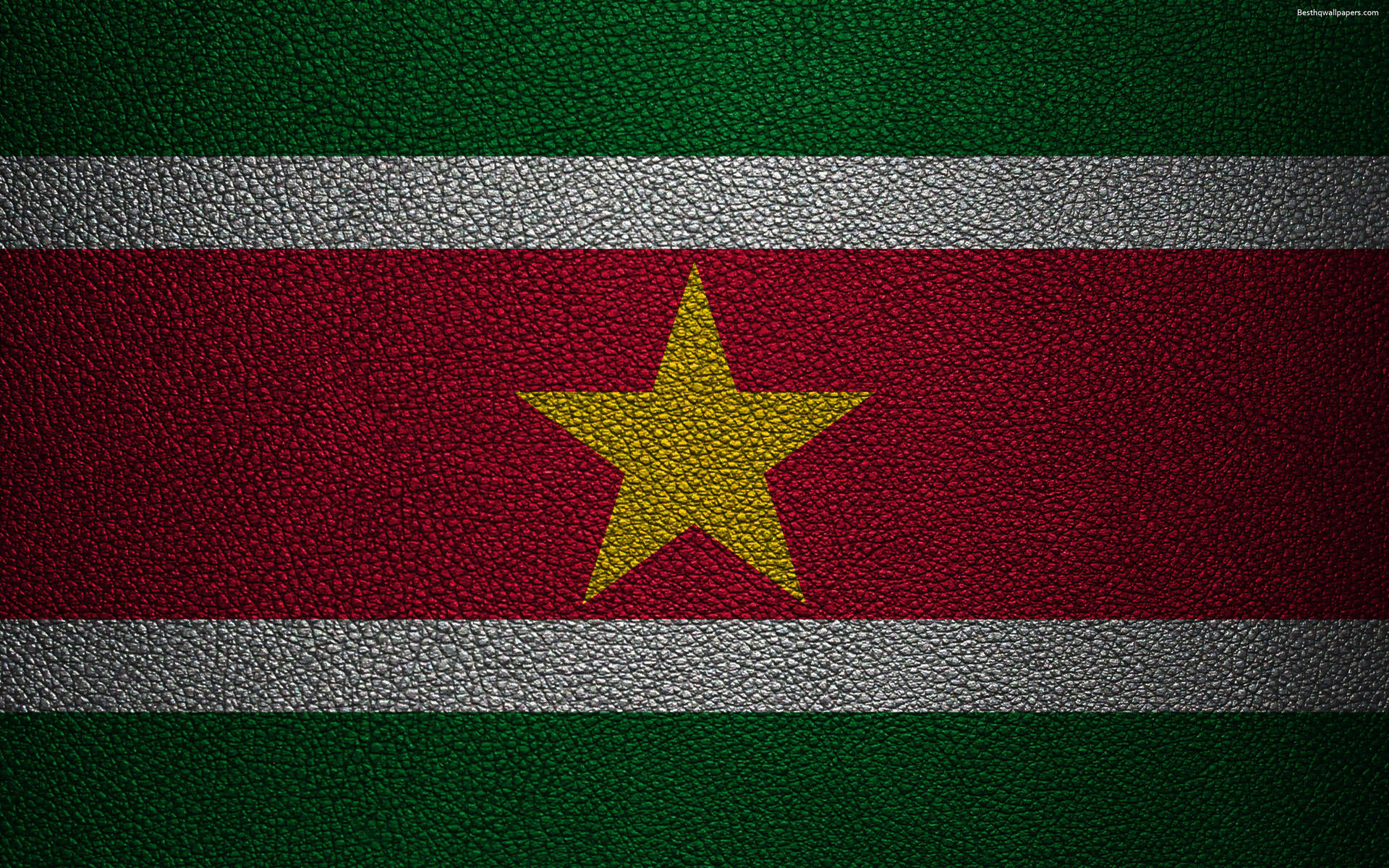 Suriname Official Flag Background