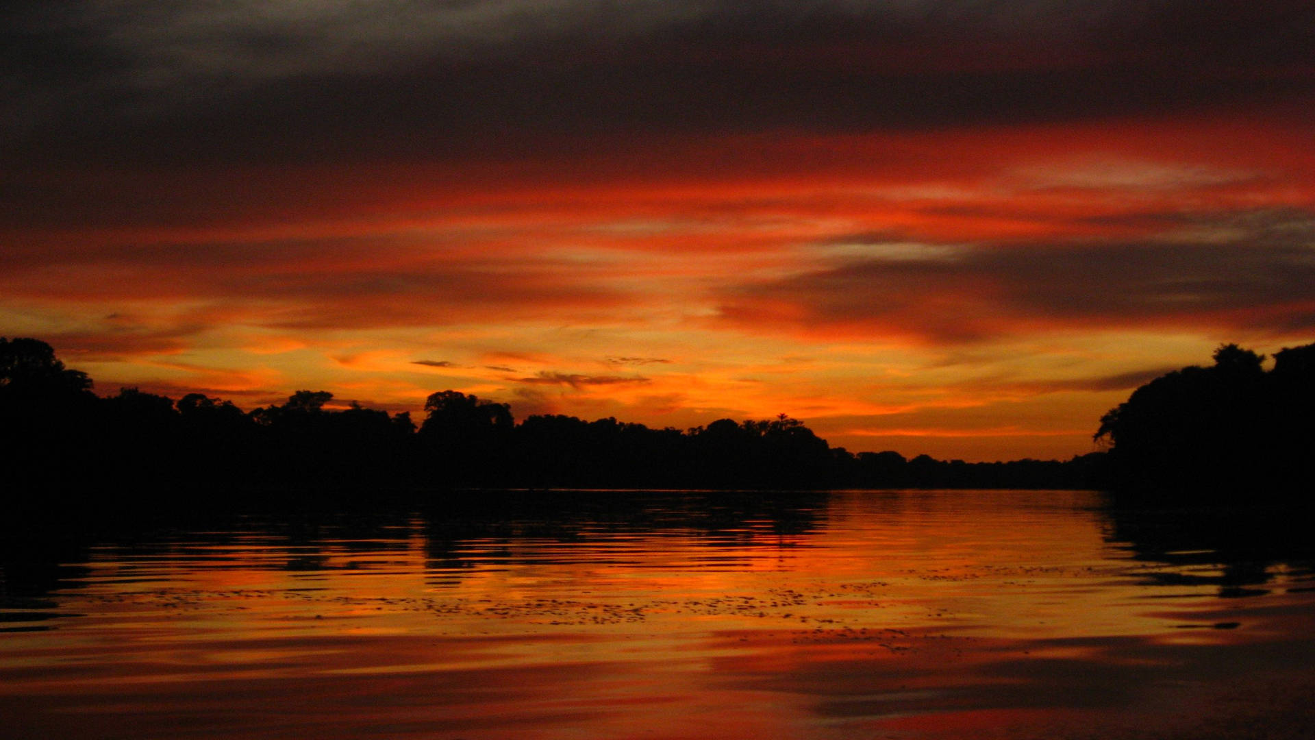 Suriname Sunset Background