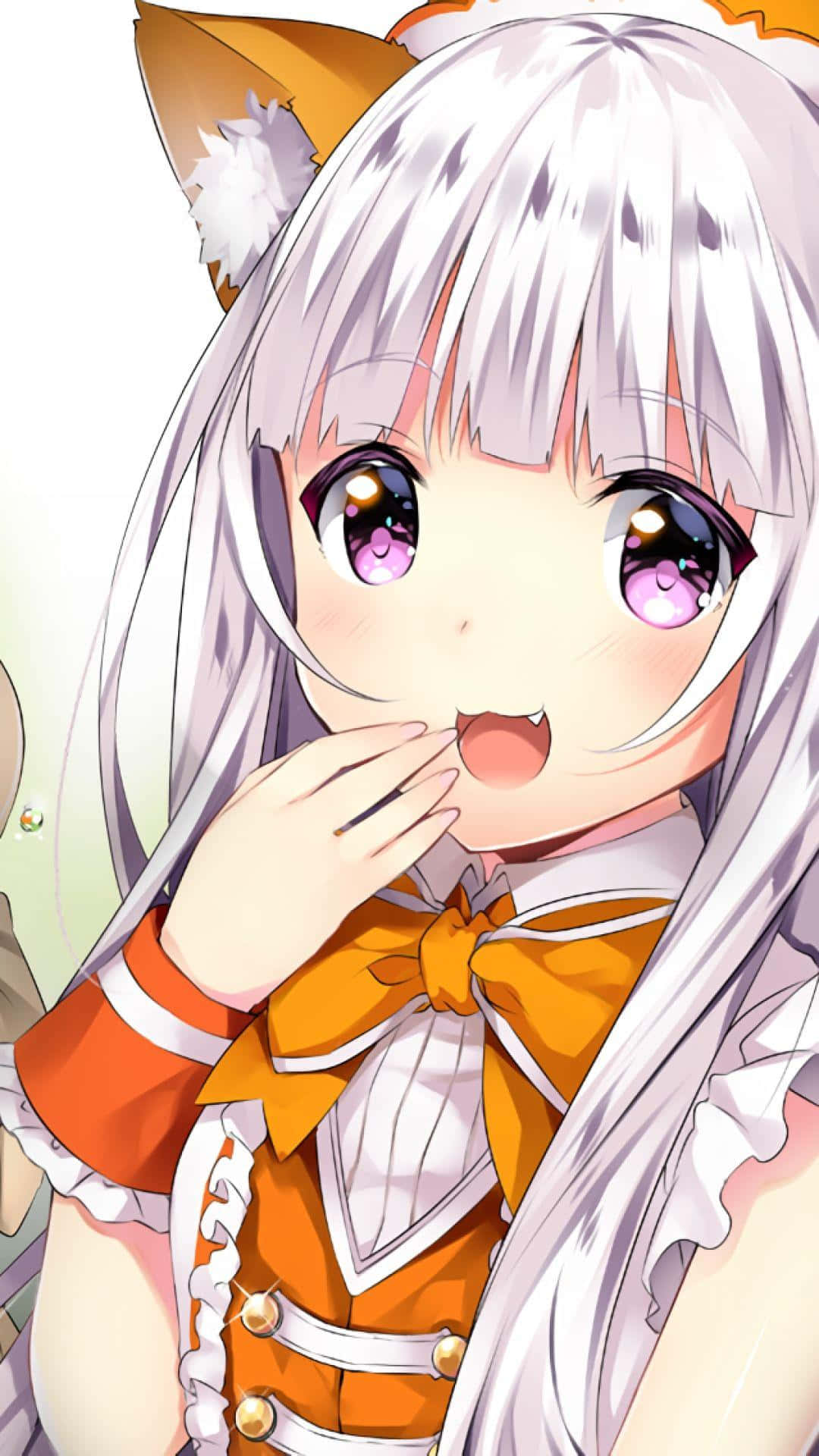 Surprised Anime Neko Girl
