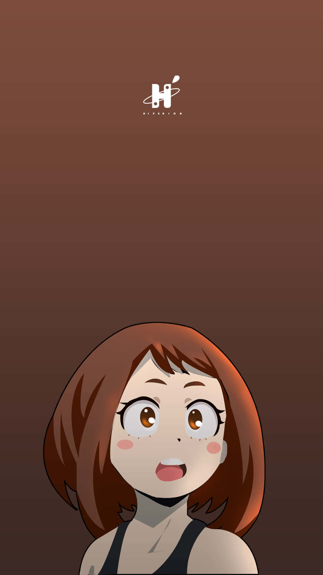 Surprised Uraraka Aesthetic Background