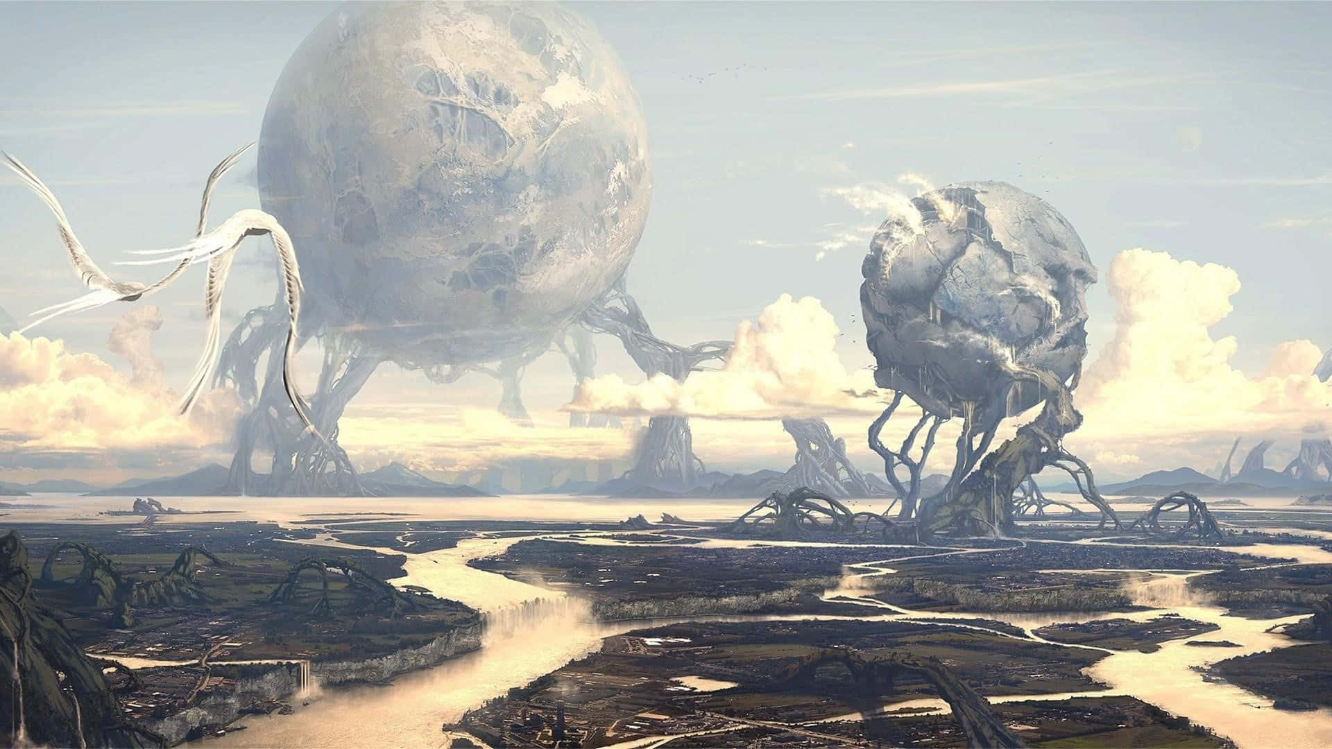 Surreal_ Alien_ Landscape_ H D