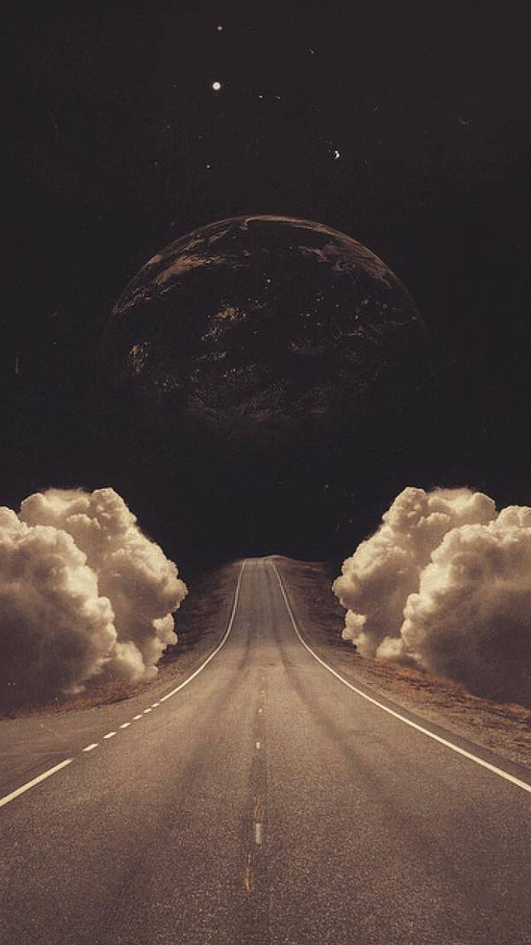 Surreal Art Cover Of A Road