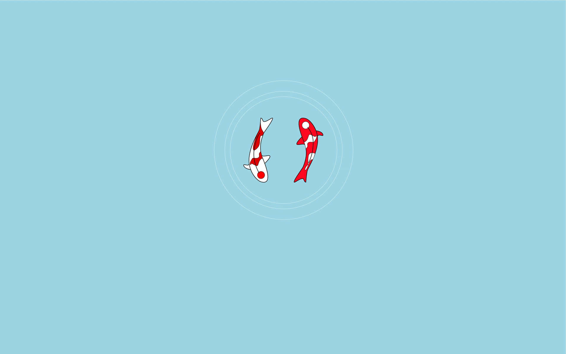 Surreal Artistic Representation Of Witty Fish Swimming Background
