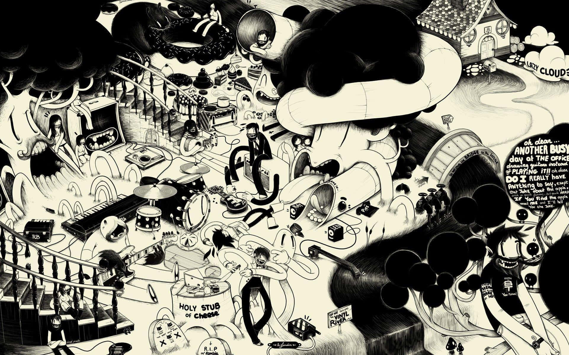 Surreal Vintage Cartoon Chaos.jpg Background