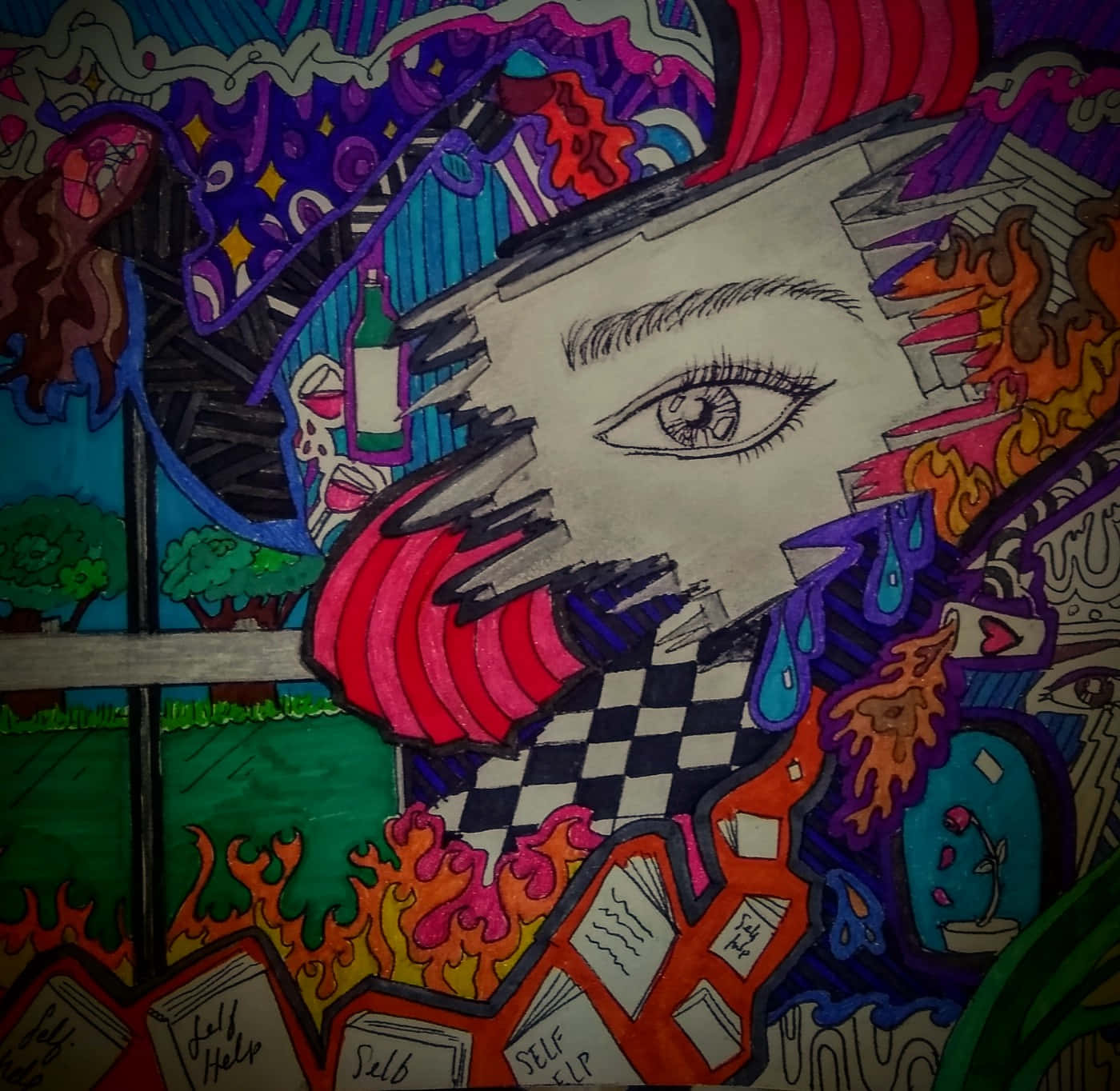 Surreal Vision Artwork Background