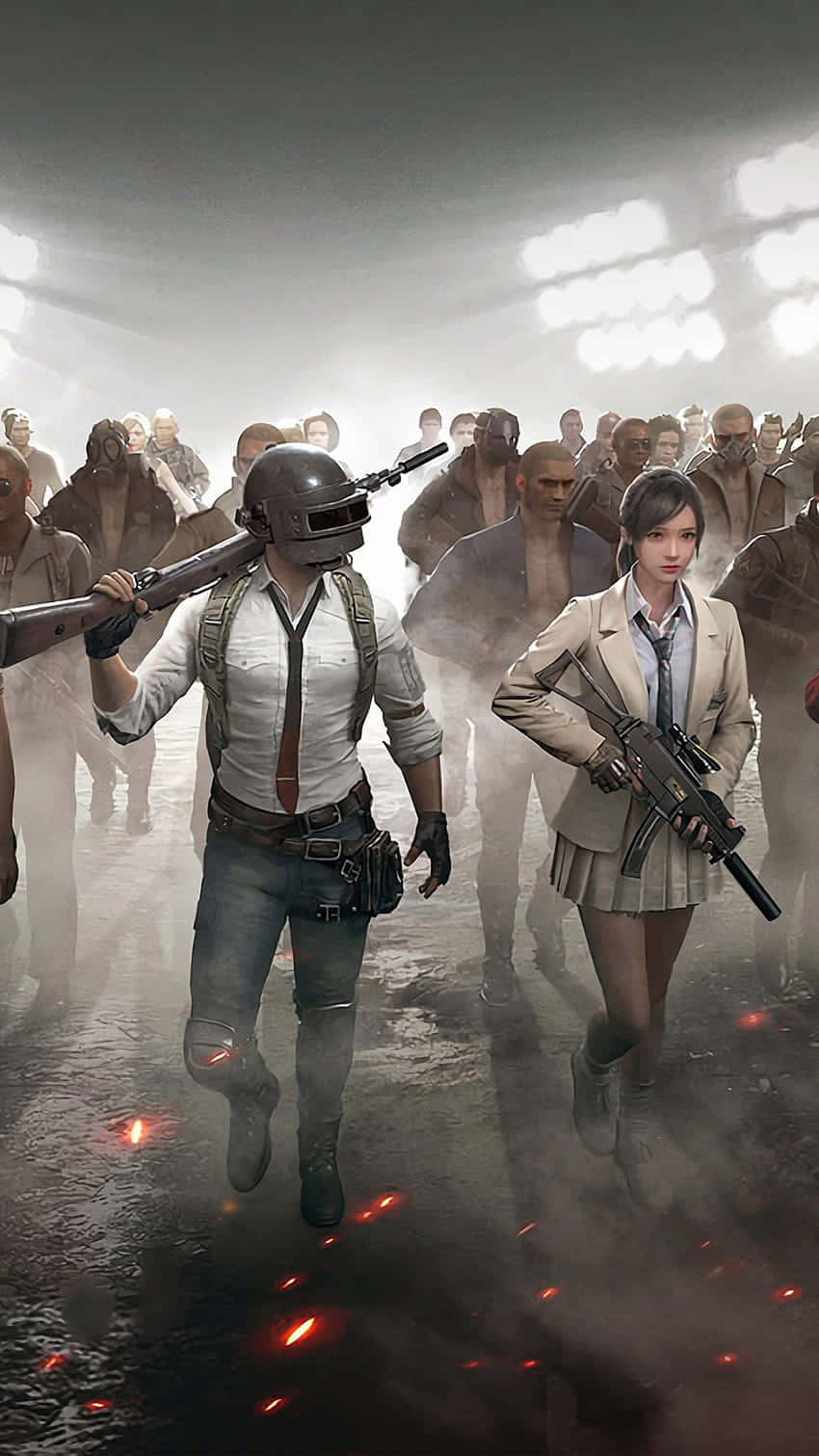 Survive And Conquer With Pubg Mobile On Android Background