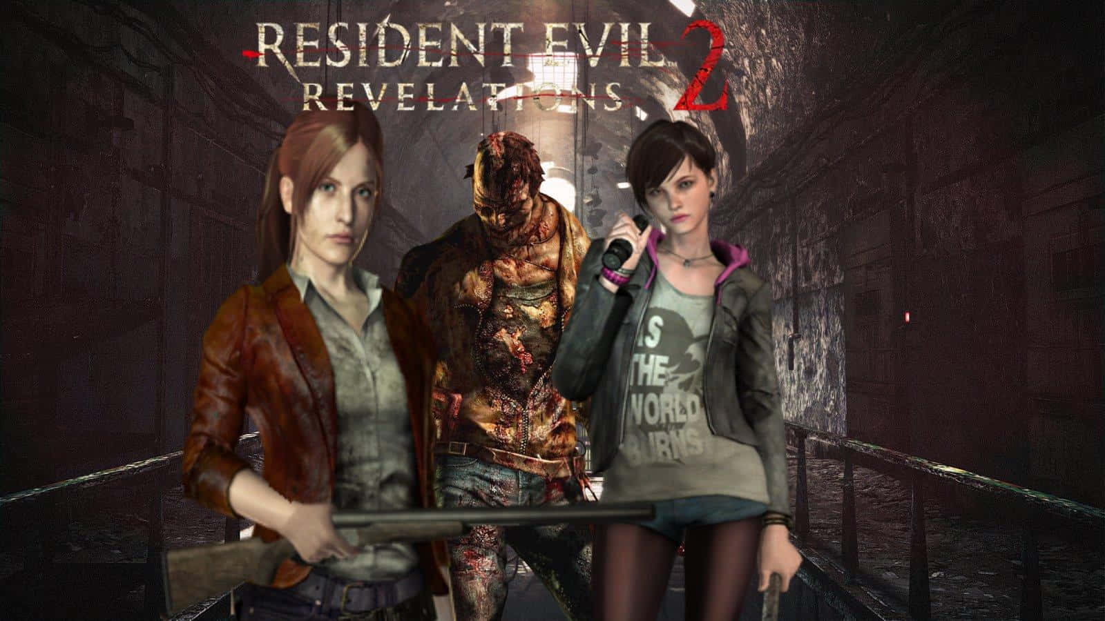 Survive And Fight Your Way Through Hordes Of Enemies In Resident Evil Revelations 2 Background