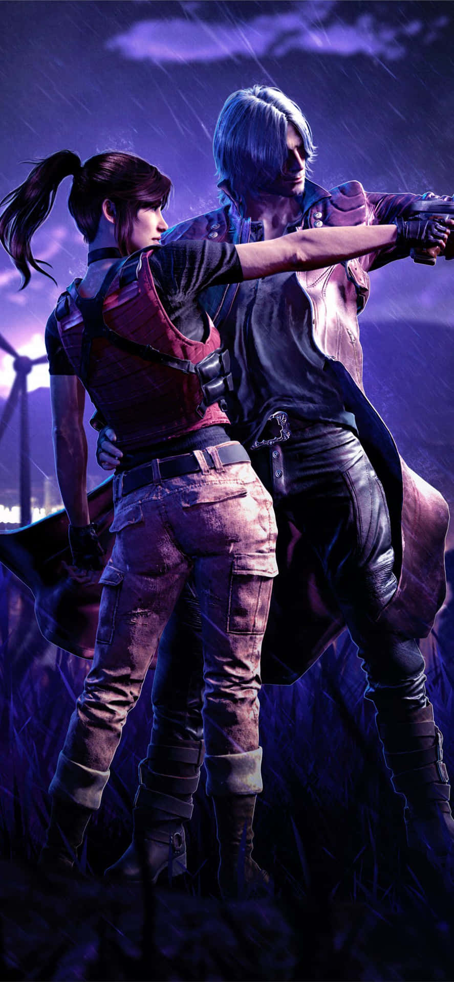 Survive Horror On The Go In Resident Evil For Iphone Background