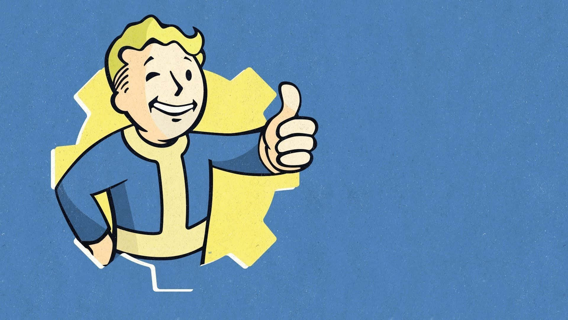 Survive The Post-apocalyptic Wasteland With Vault Boy! Background