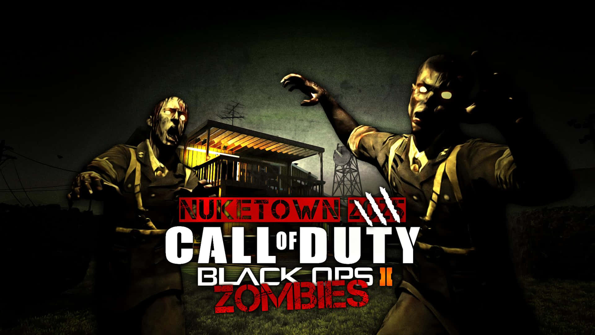 Survive The Undead Apocalypse In Call Of Duty: Zombies Background