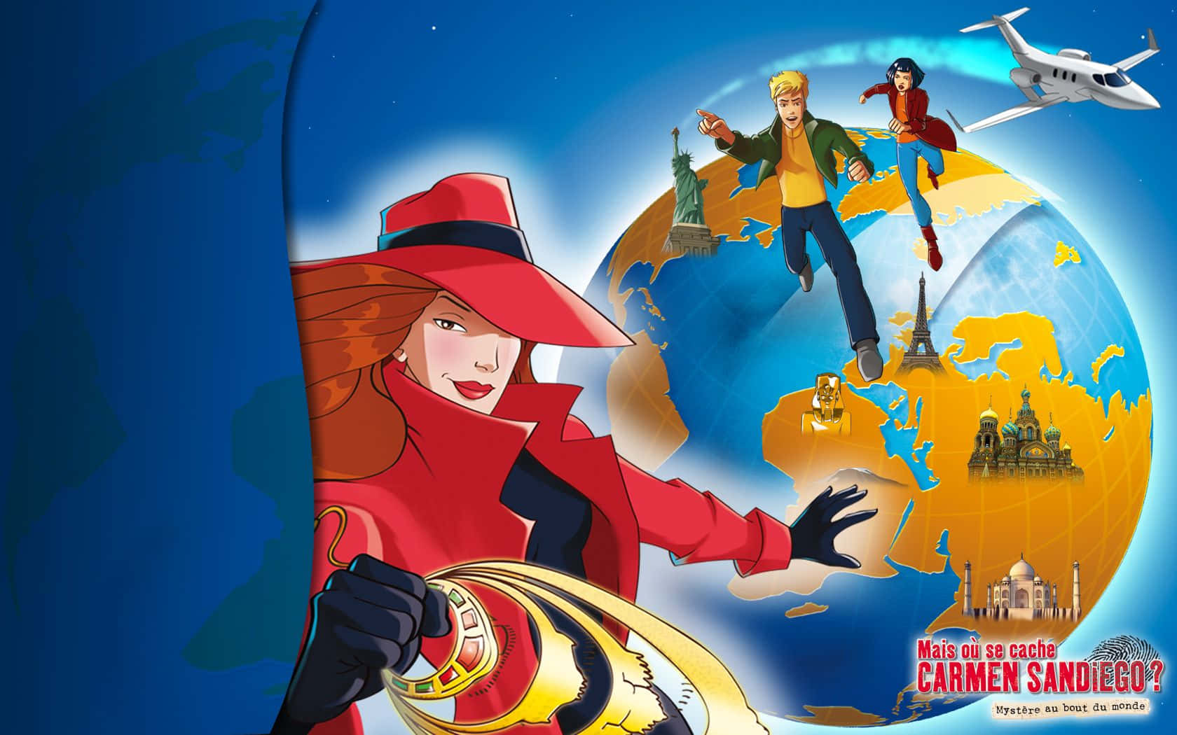 Surviving The Wild And Mysterious World Of Carmen Sandiego Background