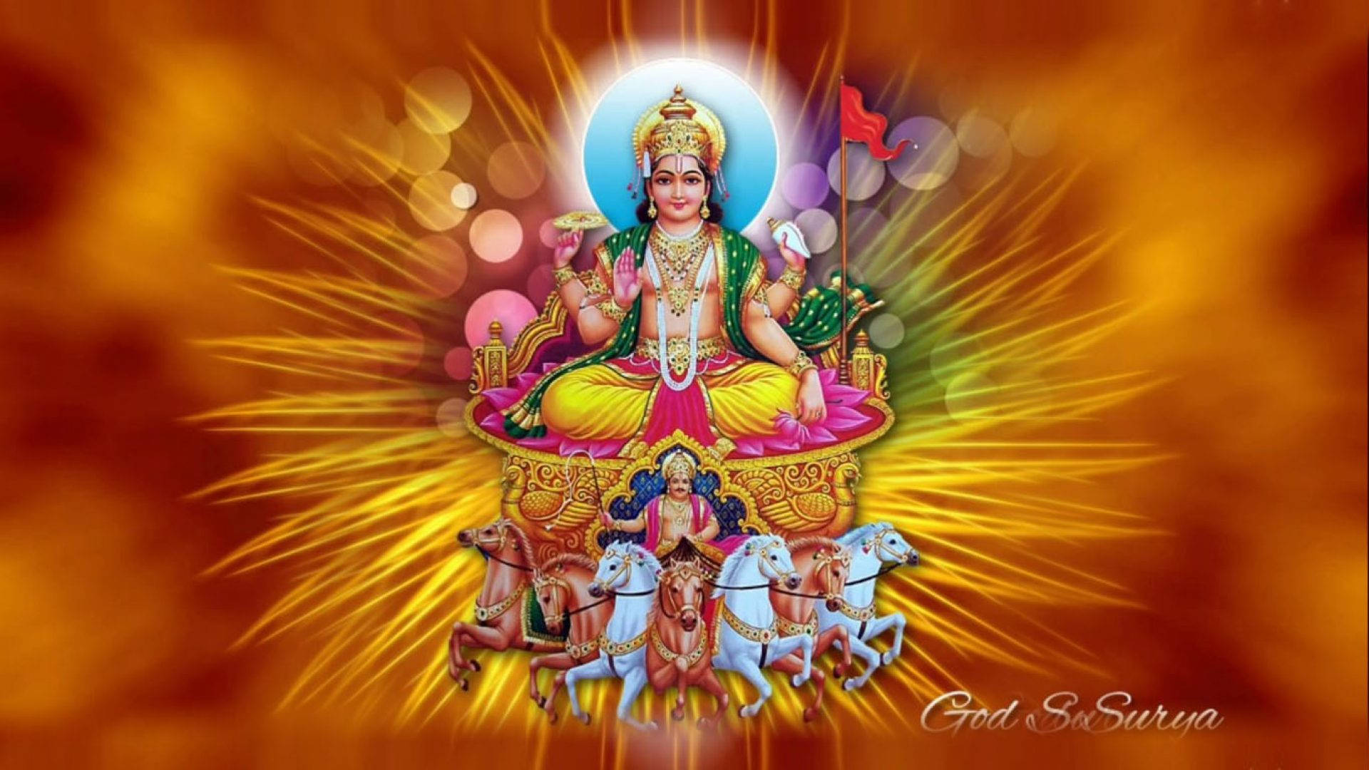 Surya Bhagwan Bokeh Background Background