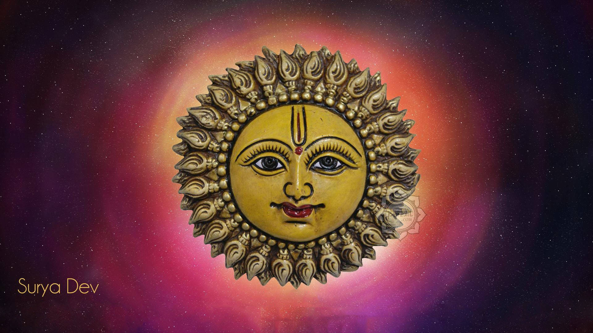 Surya Bhagwan Sun Illustration