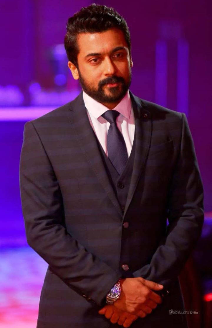 Surya Donning A Formal Attire Hd Background