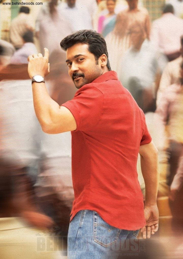 Surya In Red Polo Hd Background