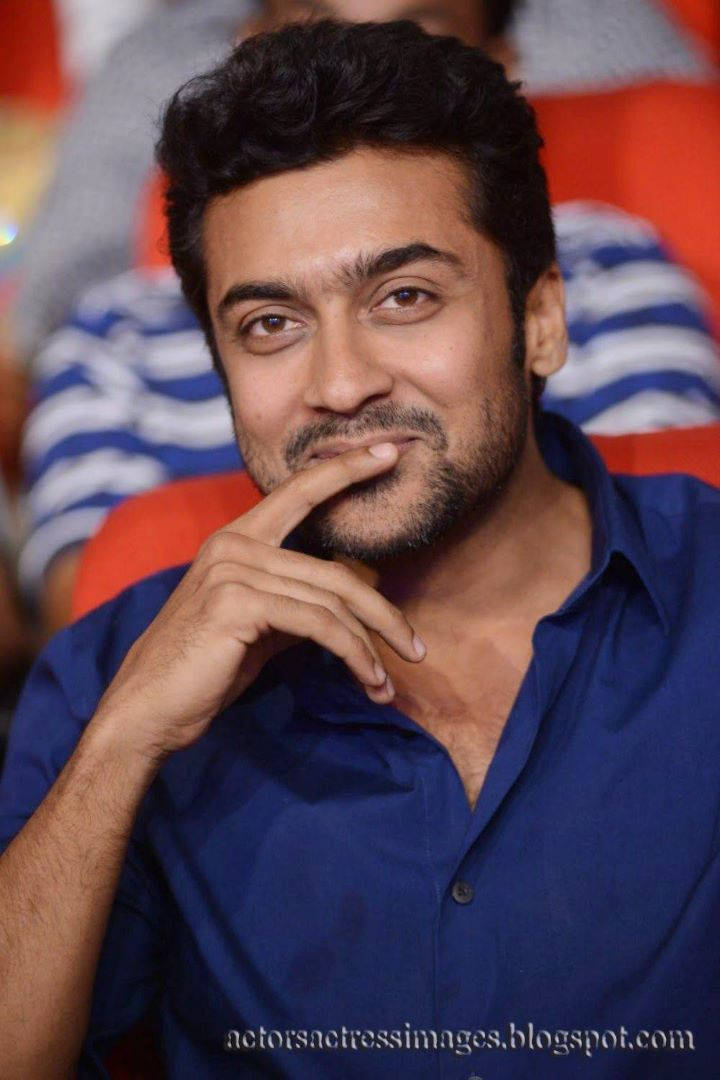 Surya Nudging His Lips Hd Background