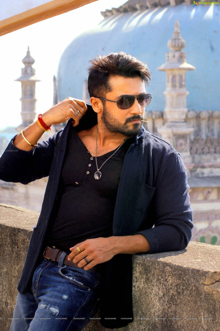 Surya Sporting Black Sunglasses Hd Background