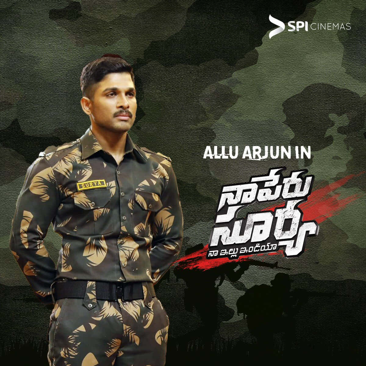 Surya The Soldier Star Artist Allu Arjun Background