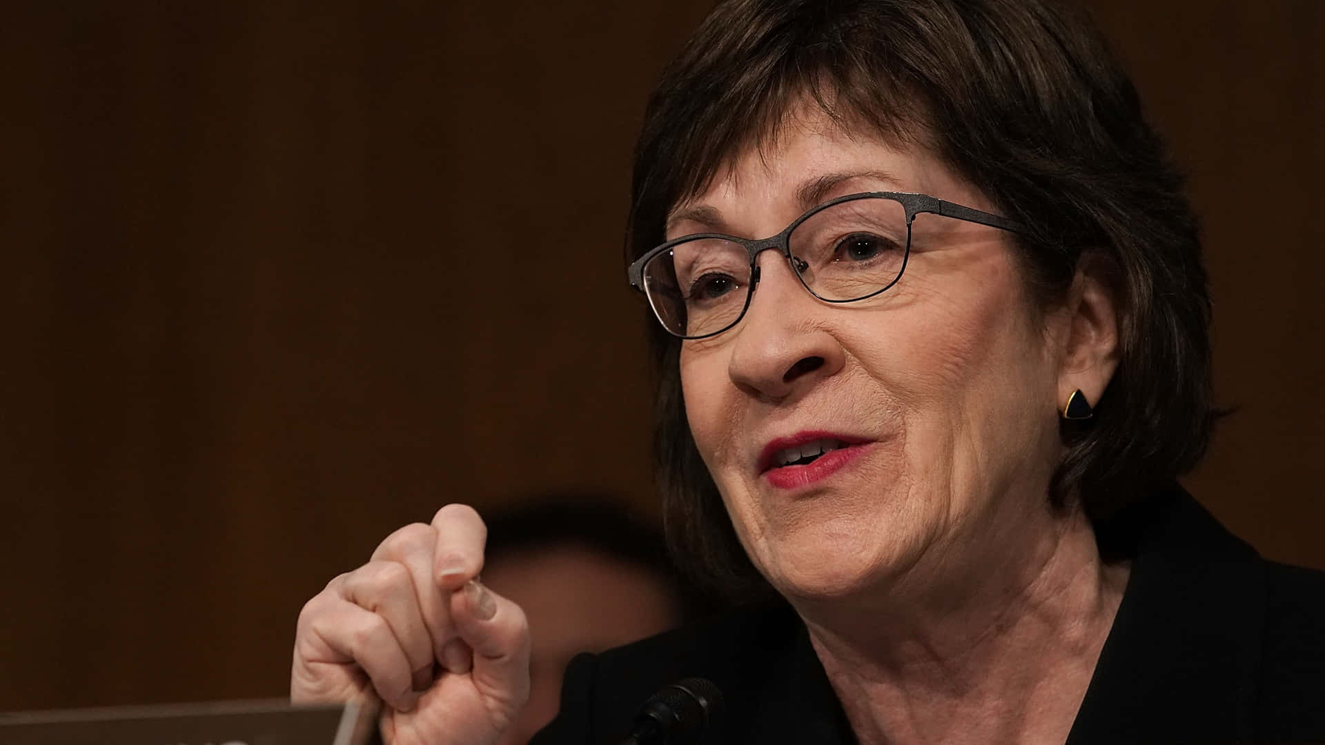 Susan Collins In High Definition Background