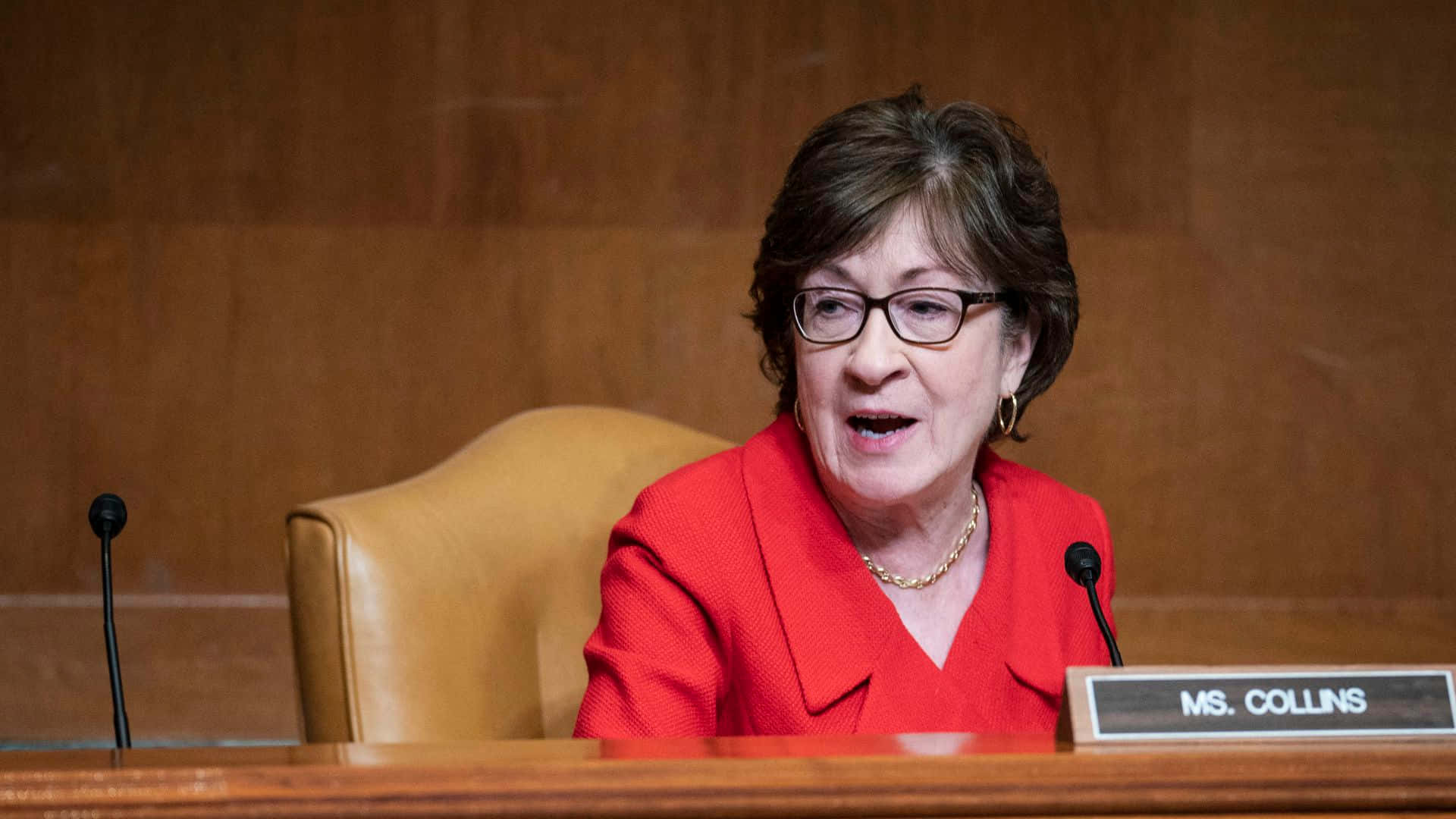 Susan Collins Talking Background