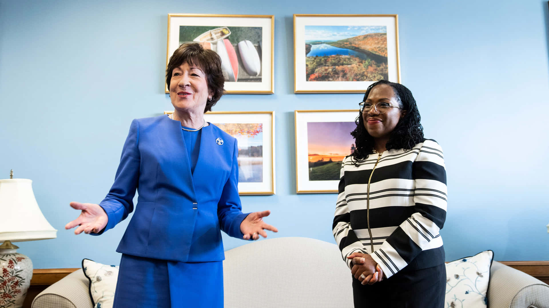Susan Collins With Guest