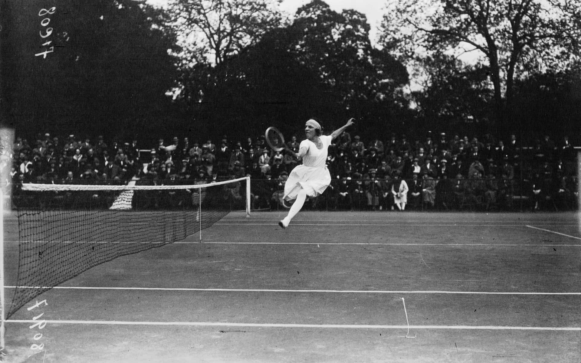Suzanne Lenglen Tennis Legend Background