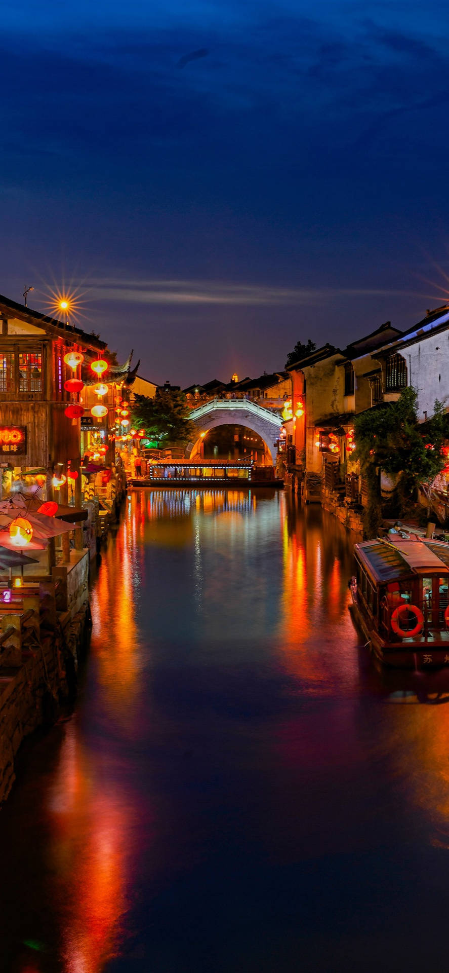 Suzhou Little Venice Background