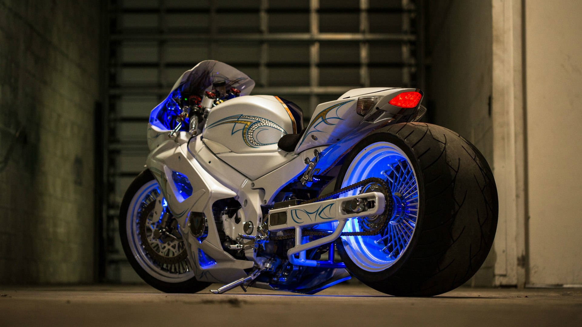 Suzuki Racing Motorcycle Background