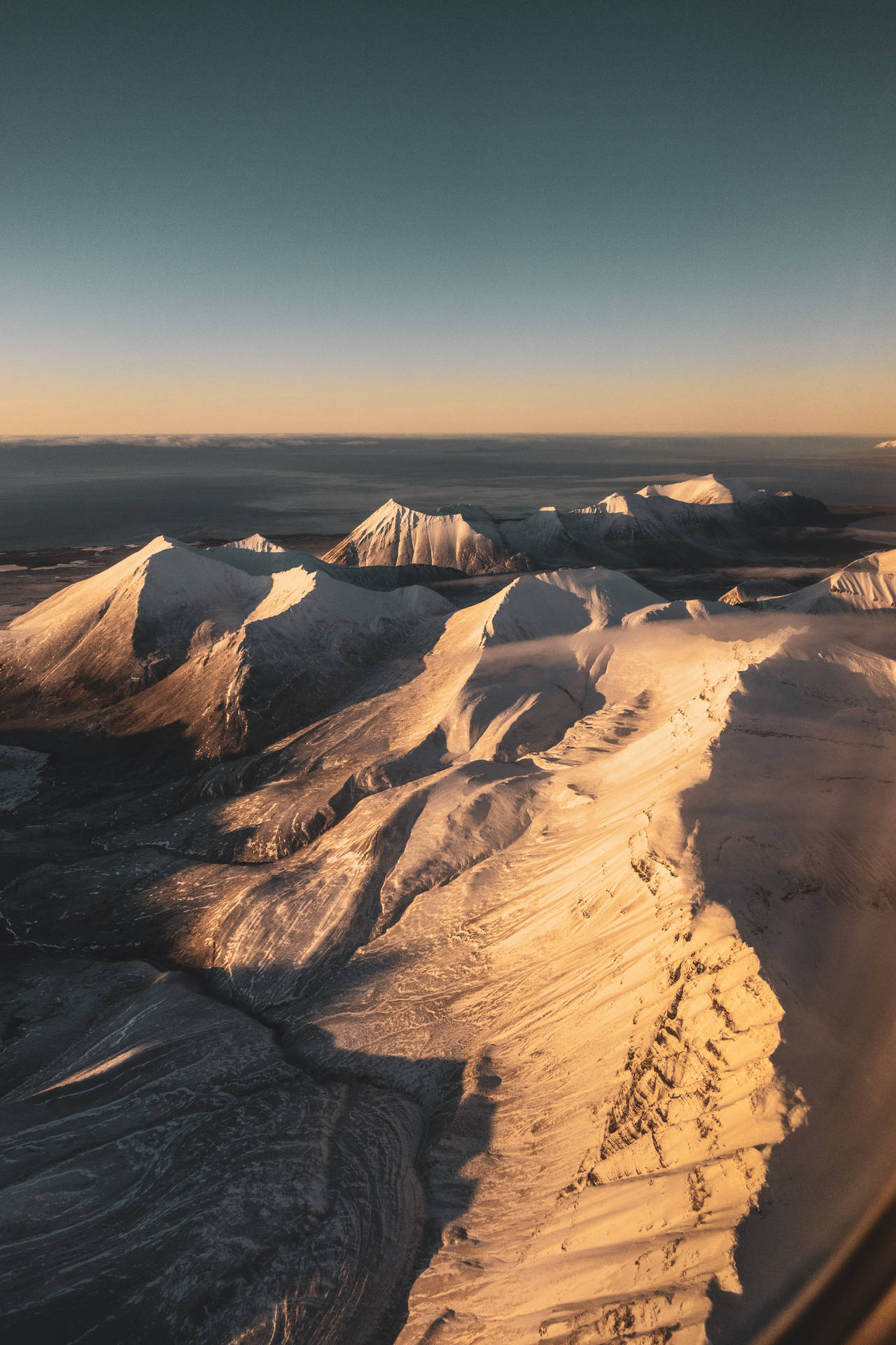 Svalbard Frozen Tundra Background