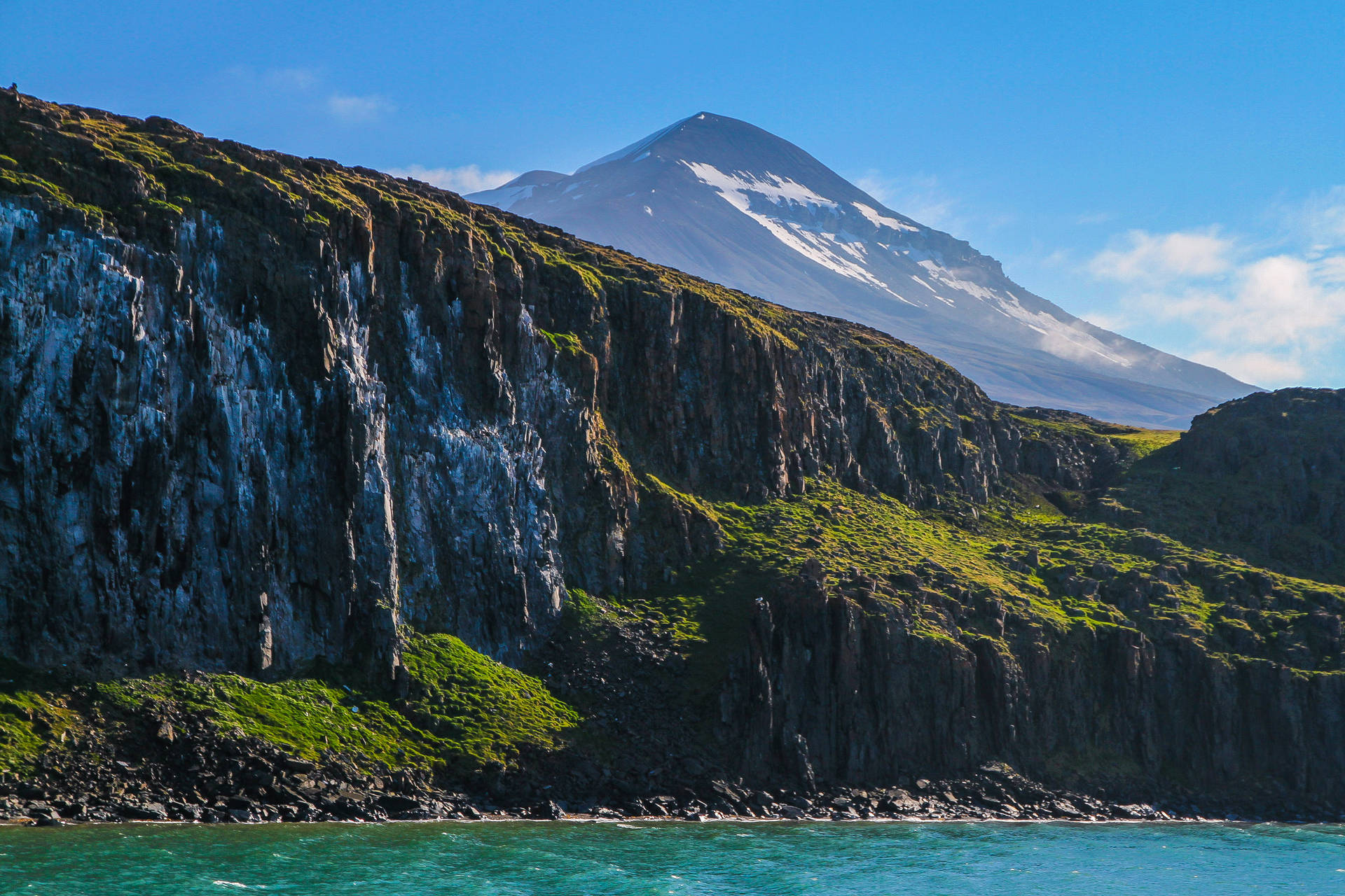 Svalbard Green Rocky Mountains