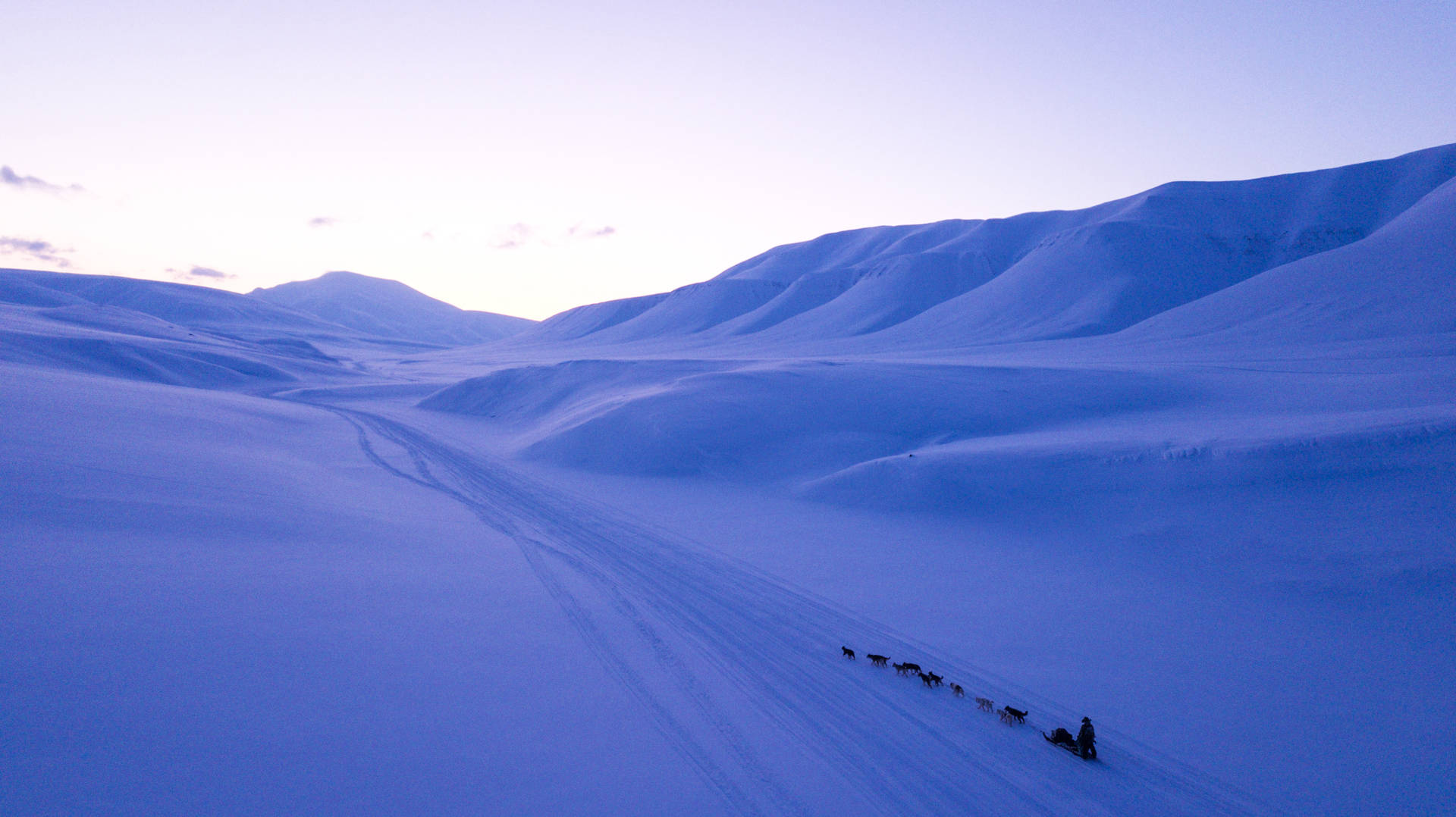 Svalbard Purple Sky Glaciers