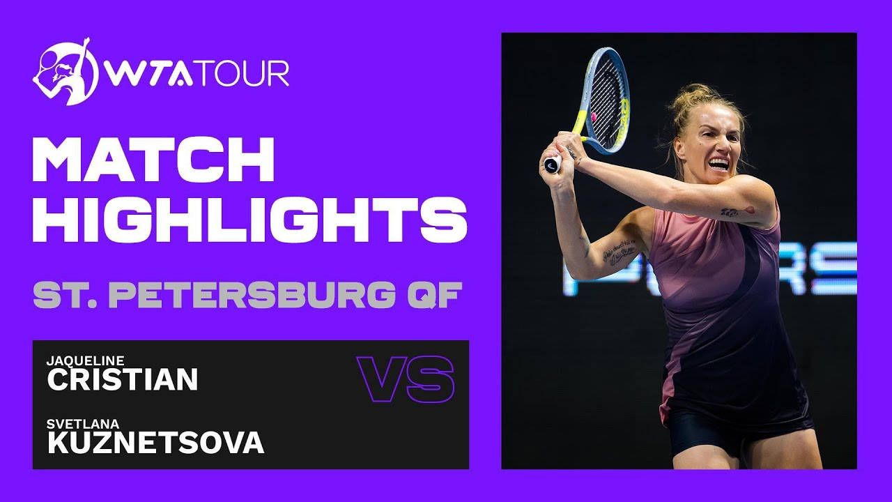 Svetlana Kuznetsova Match Highlights Background