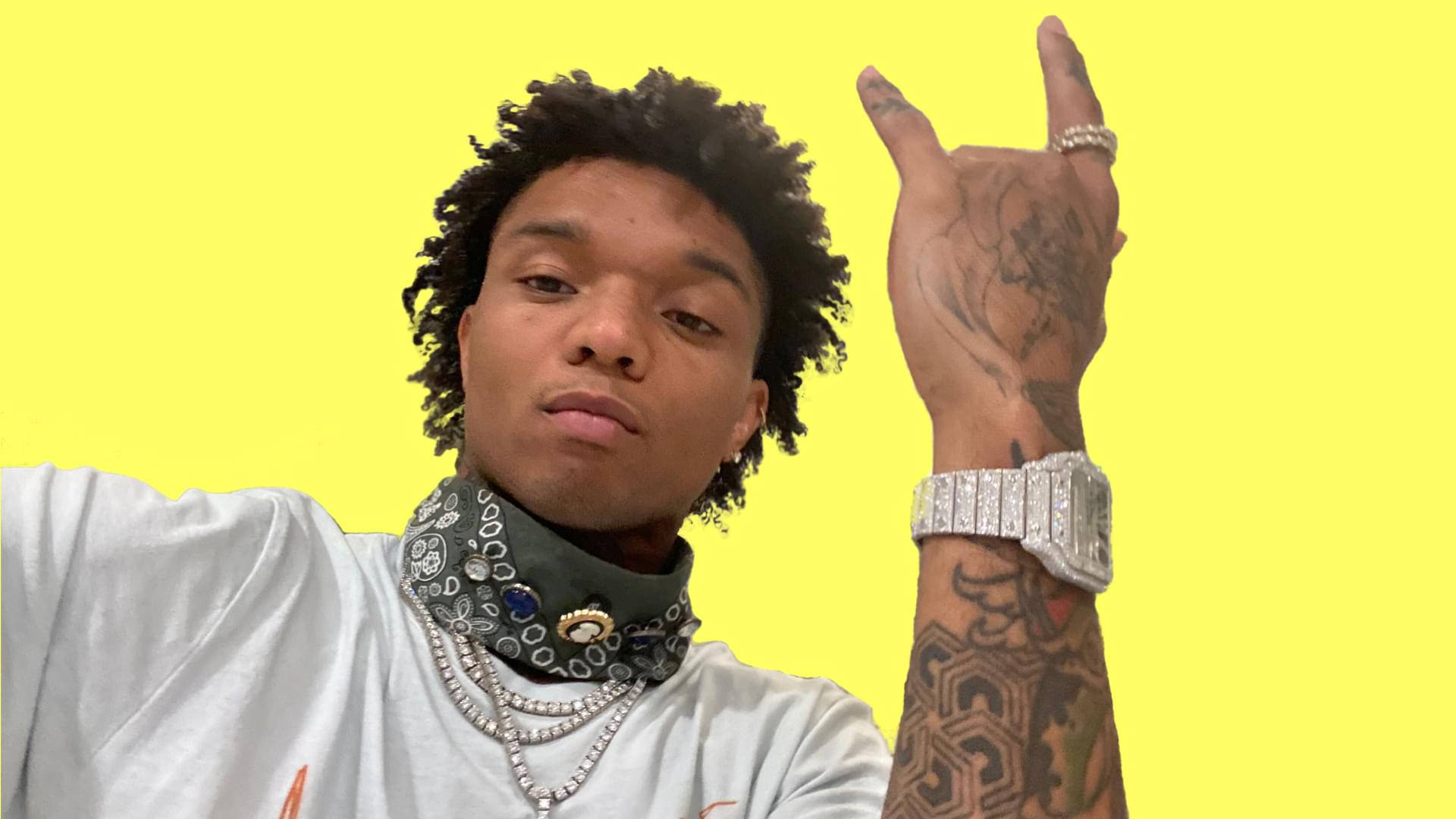 Swae Lee In Yellow Background