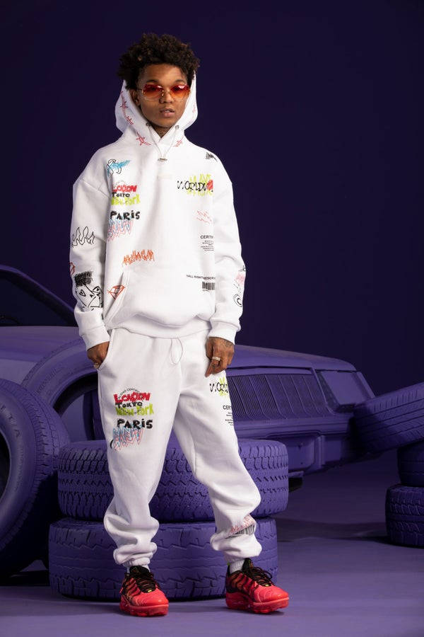 Swae Lee With Purple Car Background