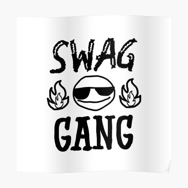 Swag Gang Smiley Background