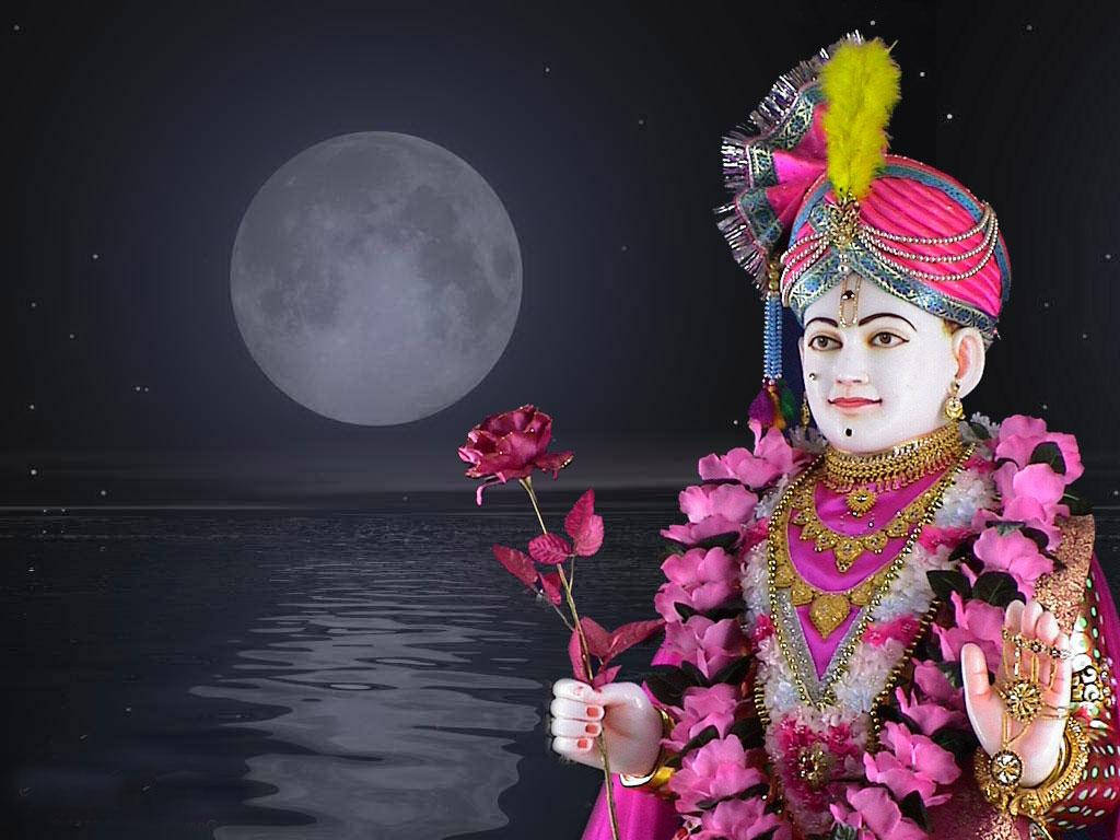 Swaminarayan Moonlight Background