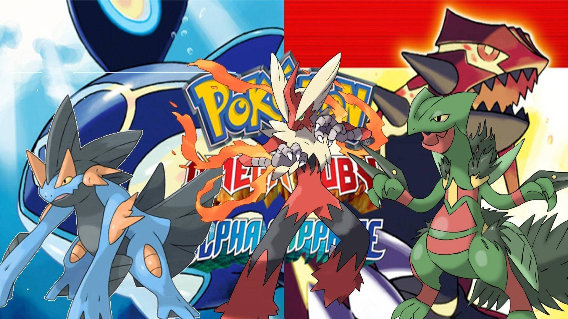 Swampert Pokémon Ruby And Alpha Sapphire Background