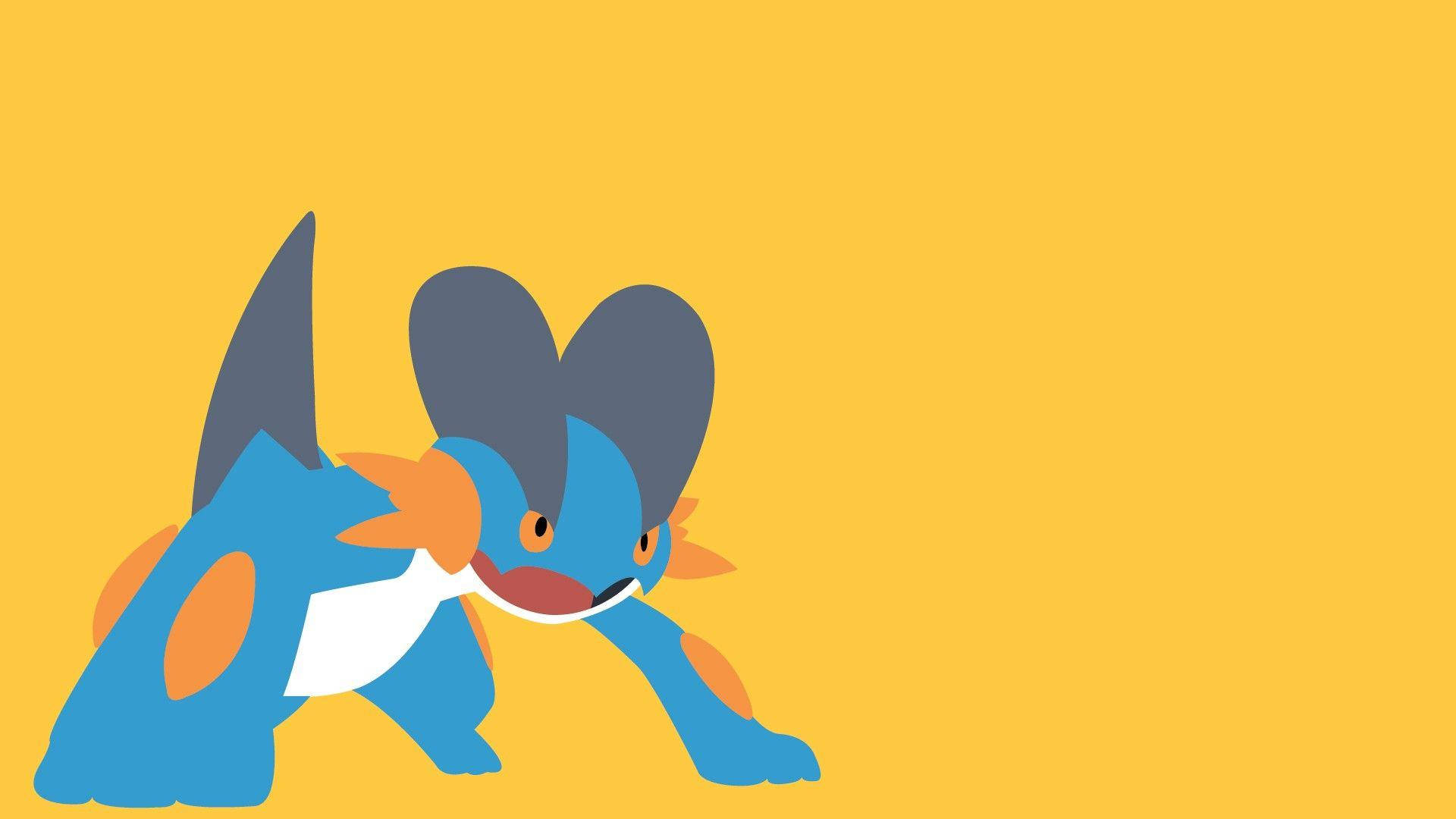 Swampert Yellow Background