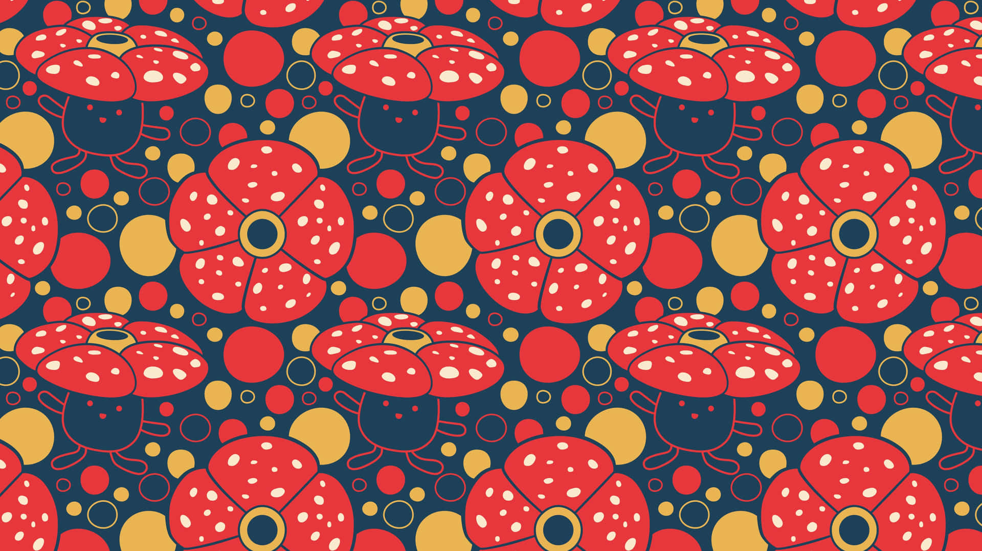 Swarming Vileplume Art Background
