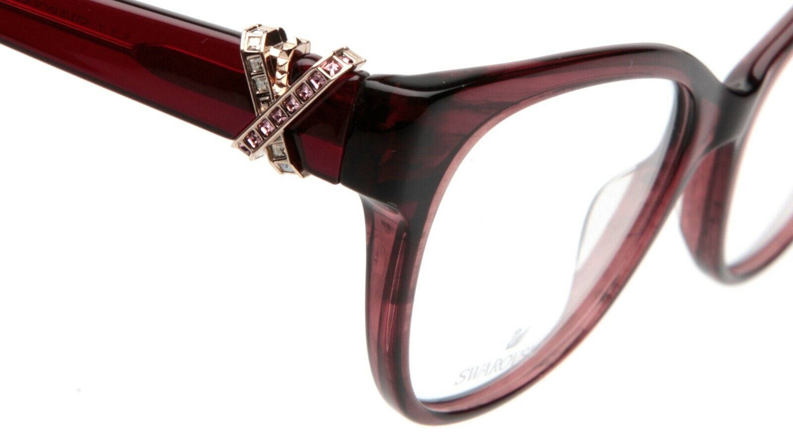 Swarovski Burgundy Eyeglasses Background