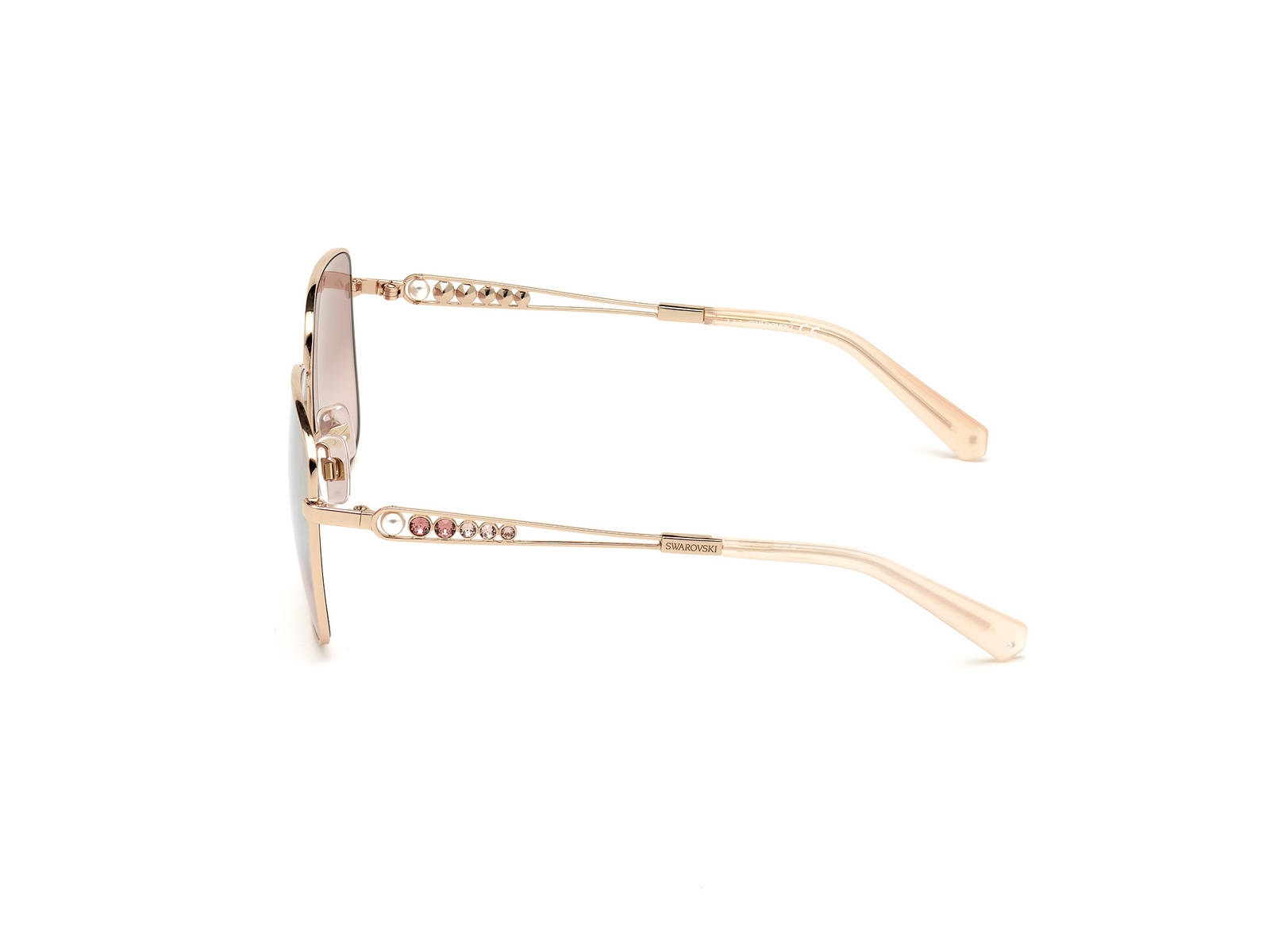 Swarovski Glasses Shiny Gold Rims Background