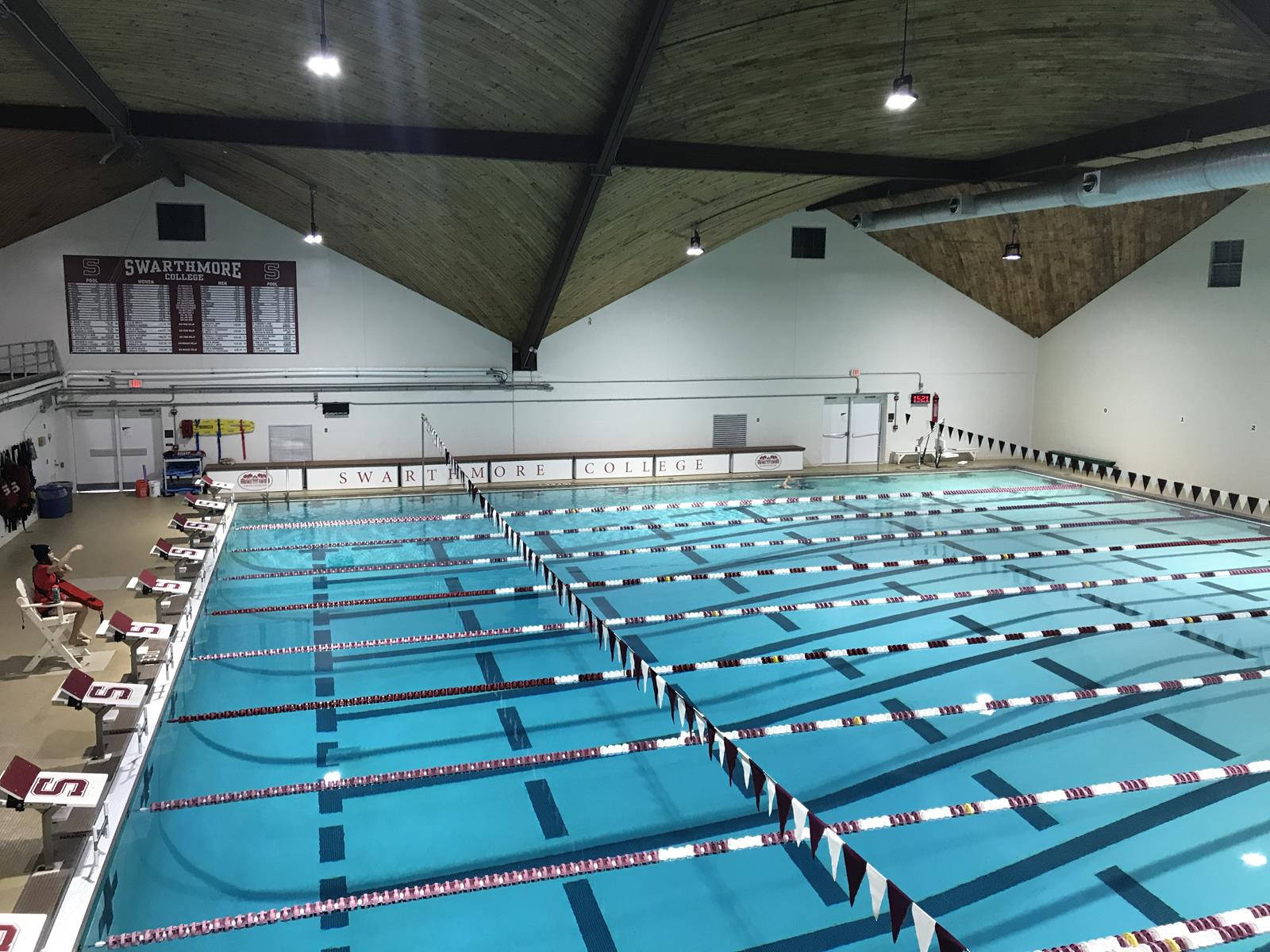 Swarthmore College Indoor Swimming Pool Background