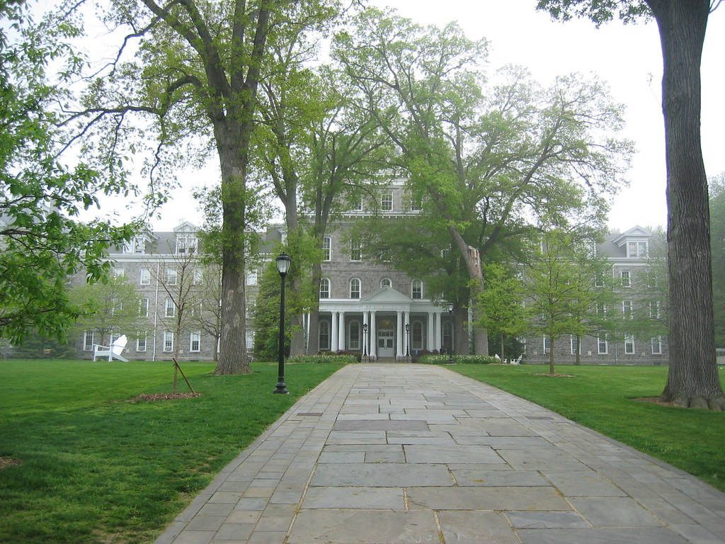 Swarthmore College Parrish Hall Background