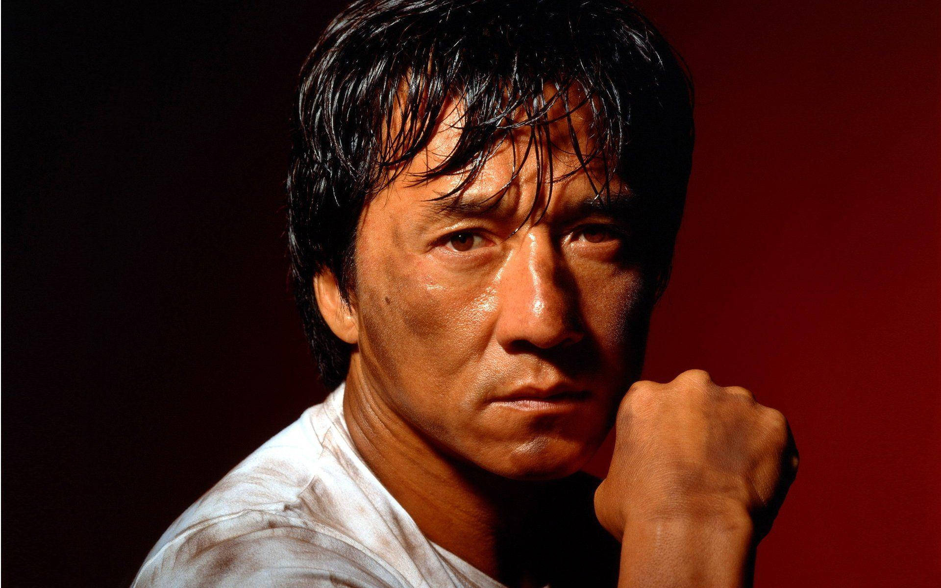 Sweating And Dirty Jackie Chan