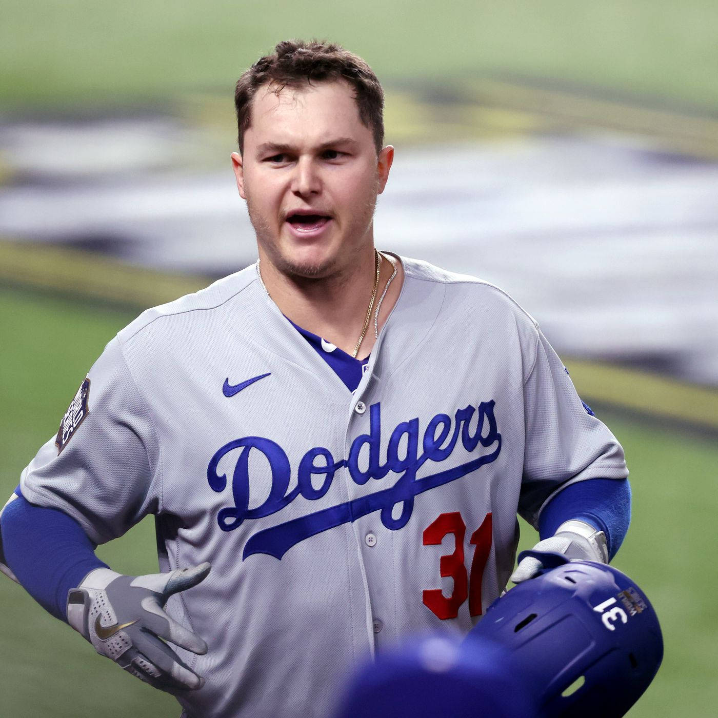 Sweaty Joc Pederson Background